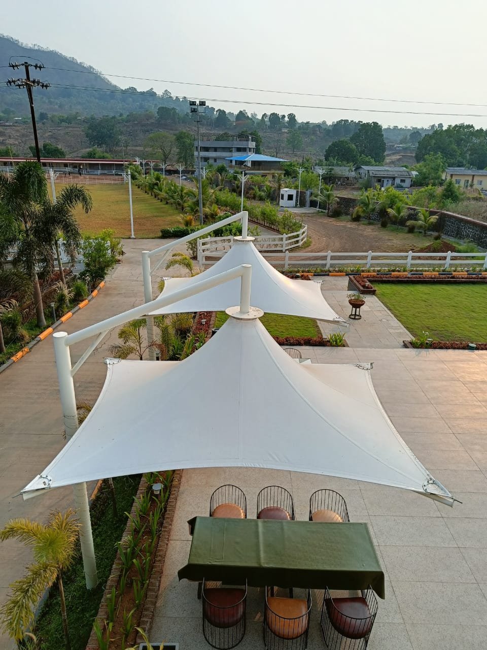 Custom tensile fabric structure