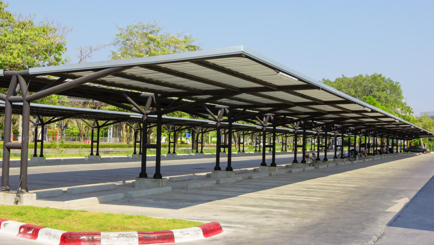 Car parking tensile structure in Pune