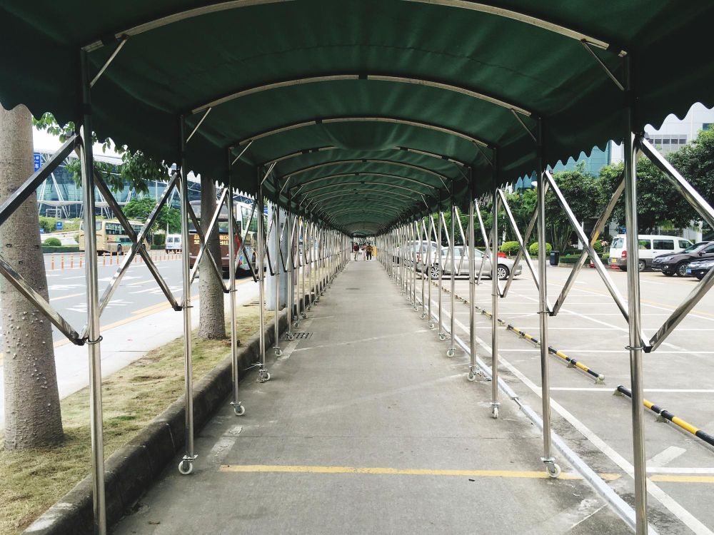 Two-Wheeler Parking Tensile Structure